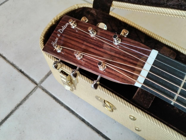 Preview: Huss & Dalton TOM-M Fichte / Mahagoni Made in Virginia USA UVP 5699 Euro